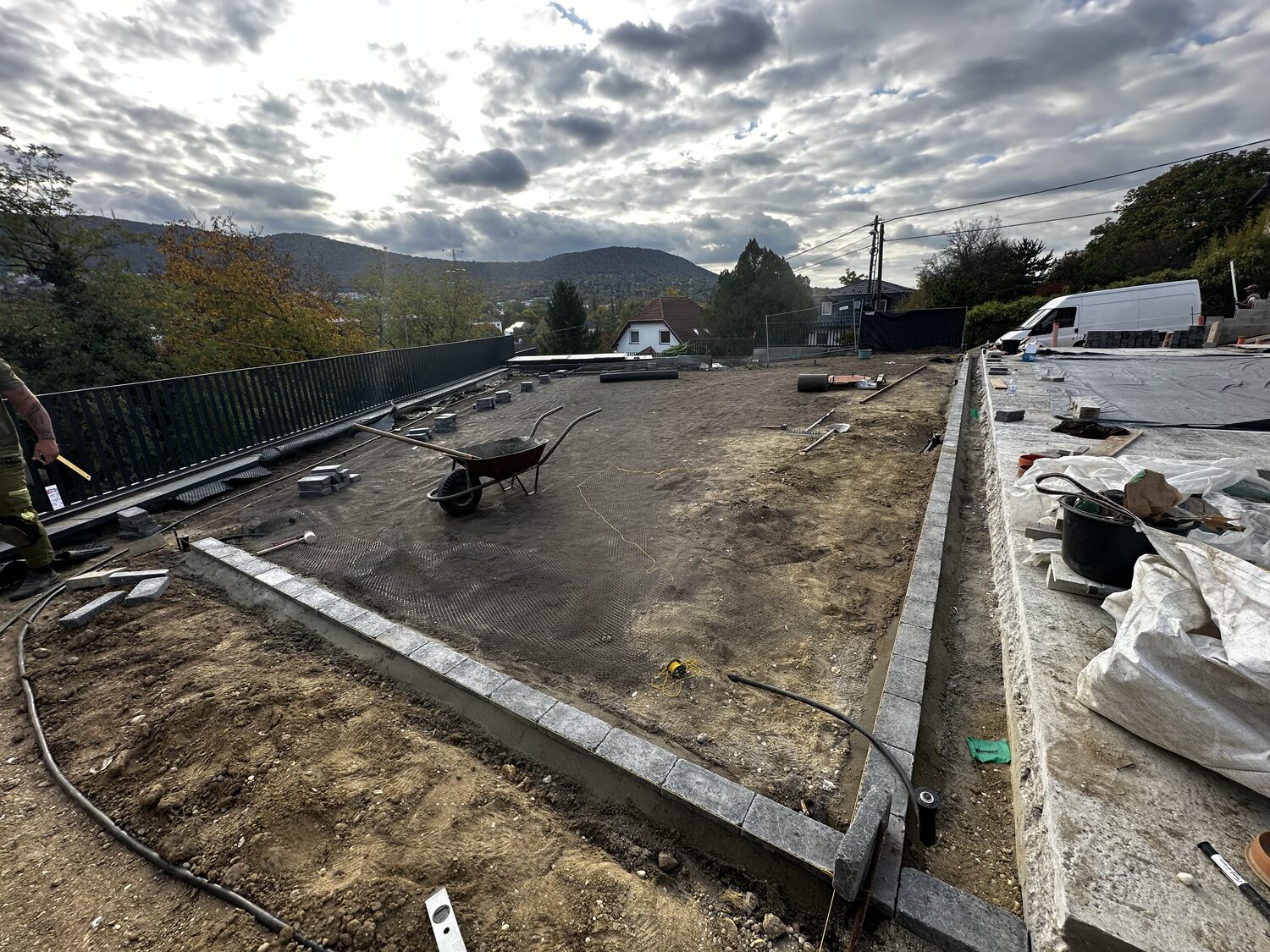 Nagykert kertépítés – munkafotó 8.
